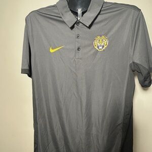 Nike LSU Gray Polo Shirt